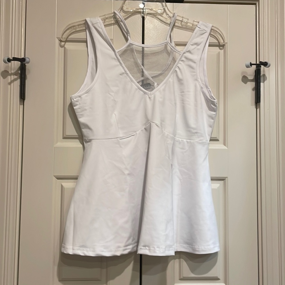 NWT Grace Karin Medium White Tank Top